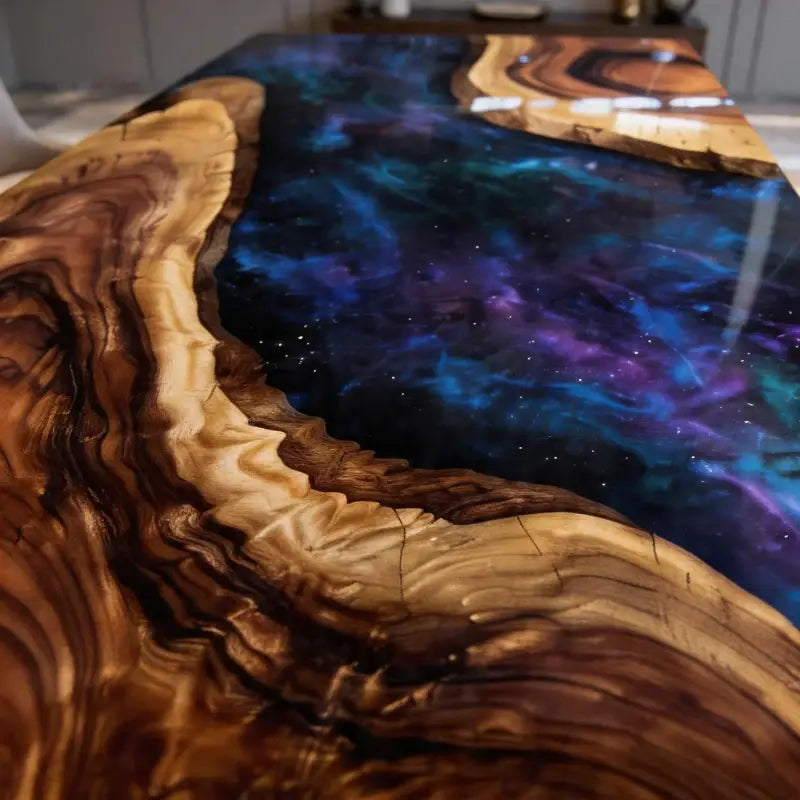 Custom Galaxy Resin Table AL007