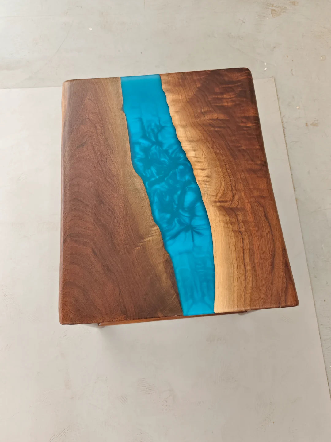 Organic Edge Wood Accent Stool AS10