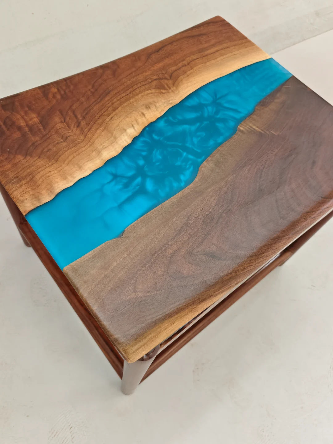 Organic Edge Wood Accent Stool AS10