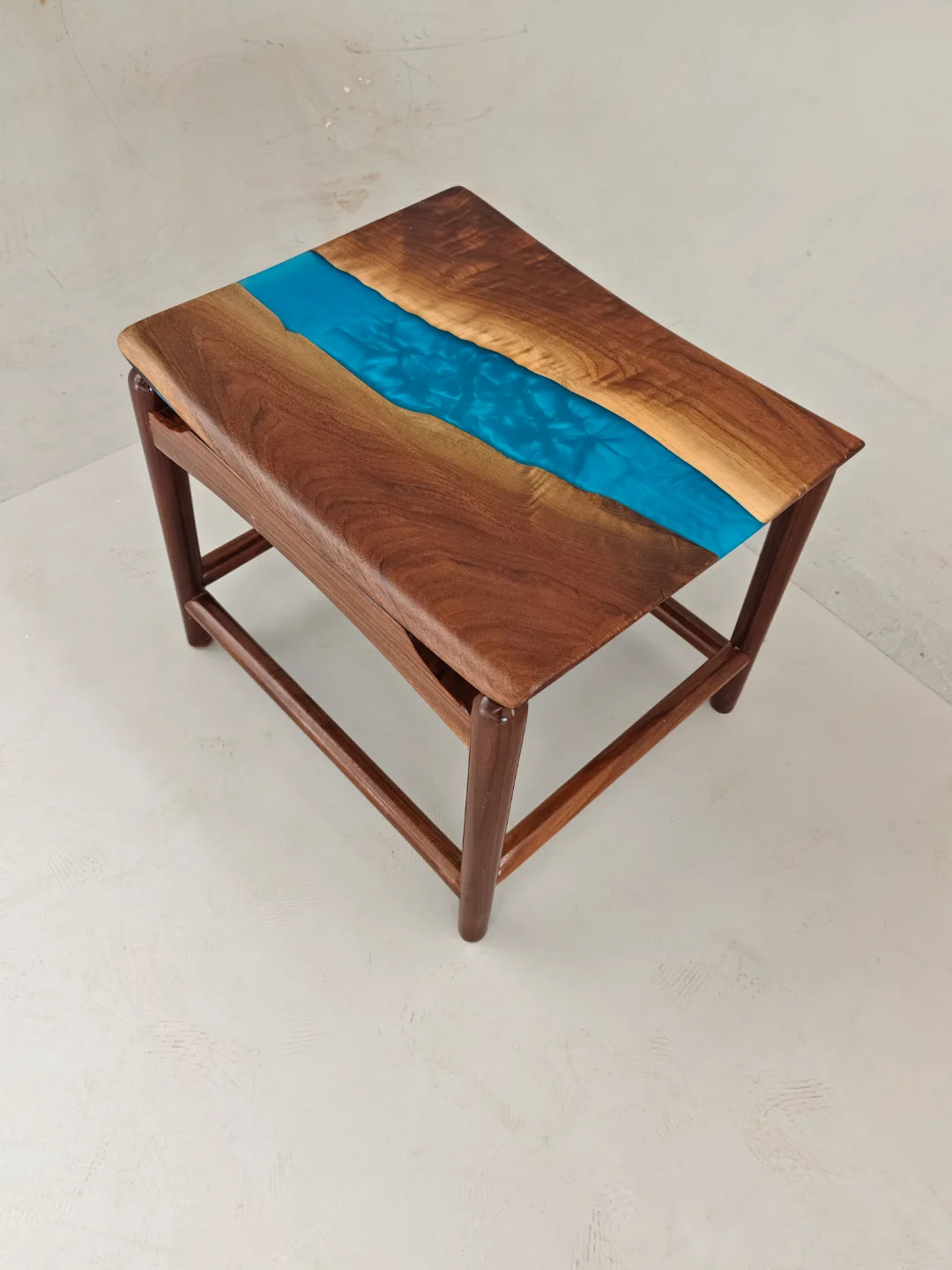 Organic Edge Wood Accent Stool AS10