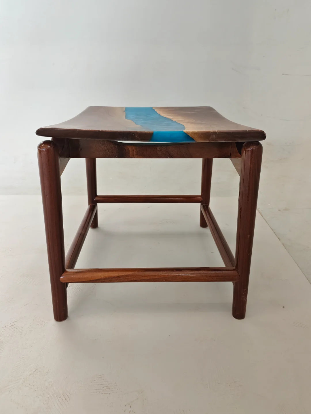 Organic Edge Wood Accent Stool AS10