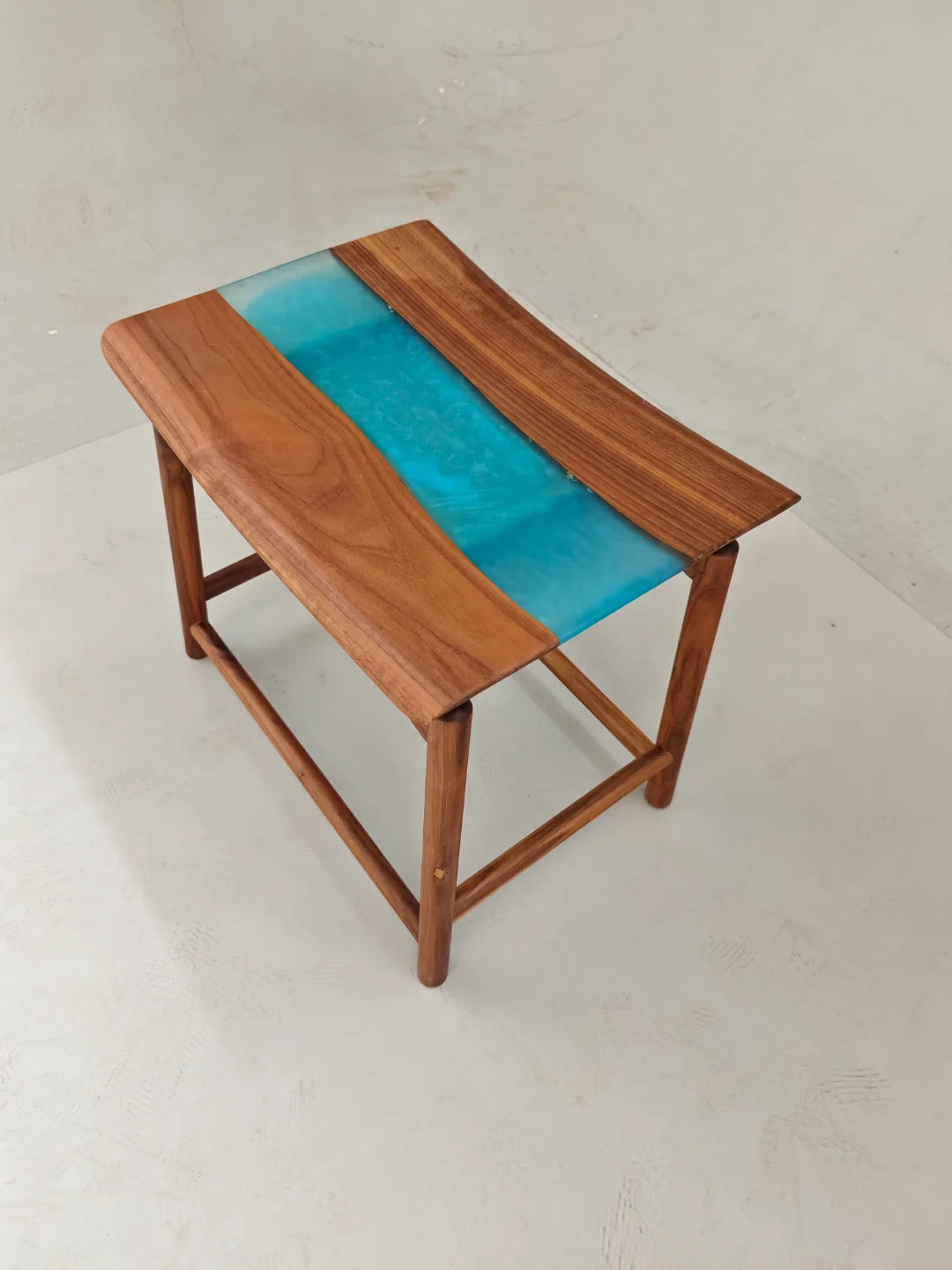 Square Solid Wood Accent Stool AS11