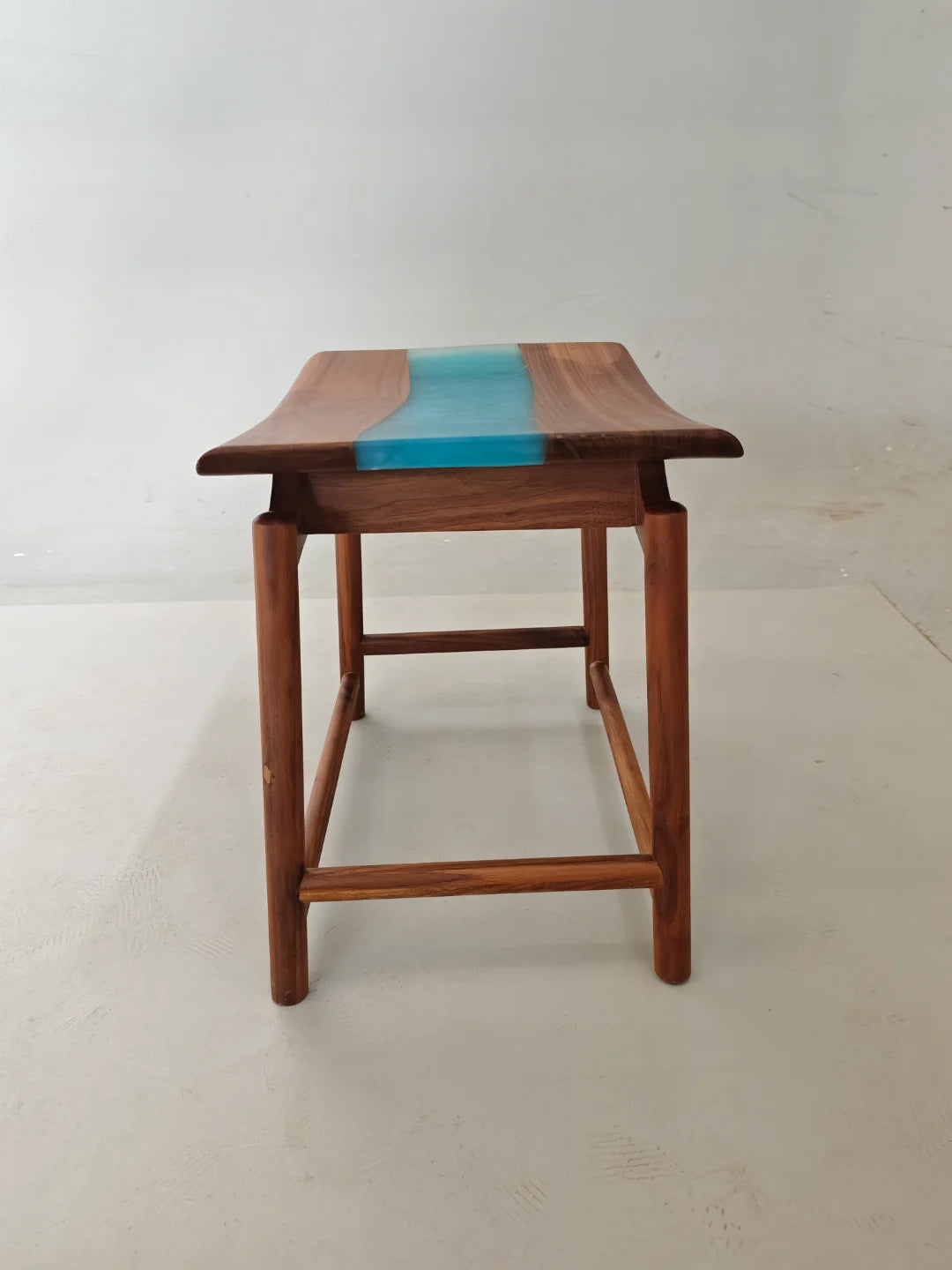 Square Solid Wood Accent Stool AS11
