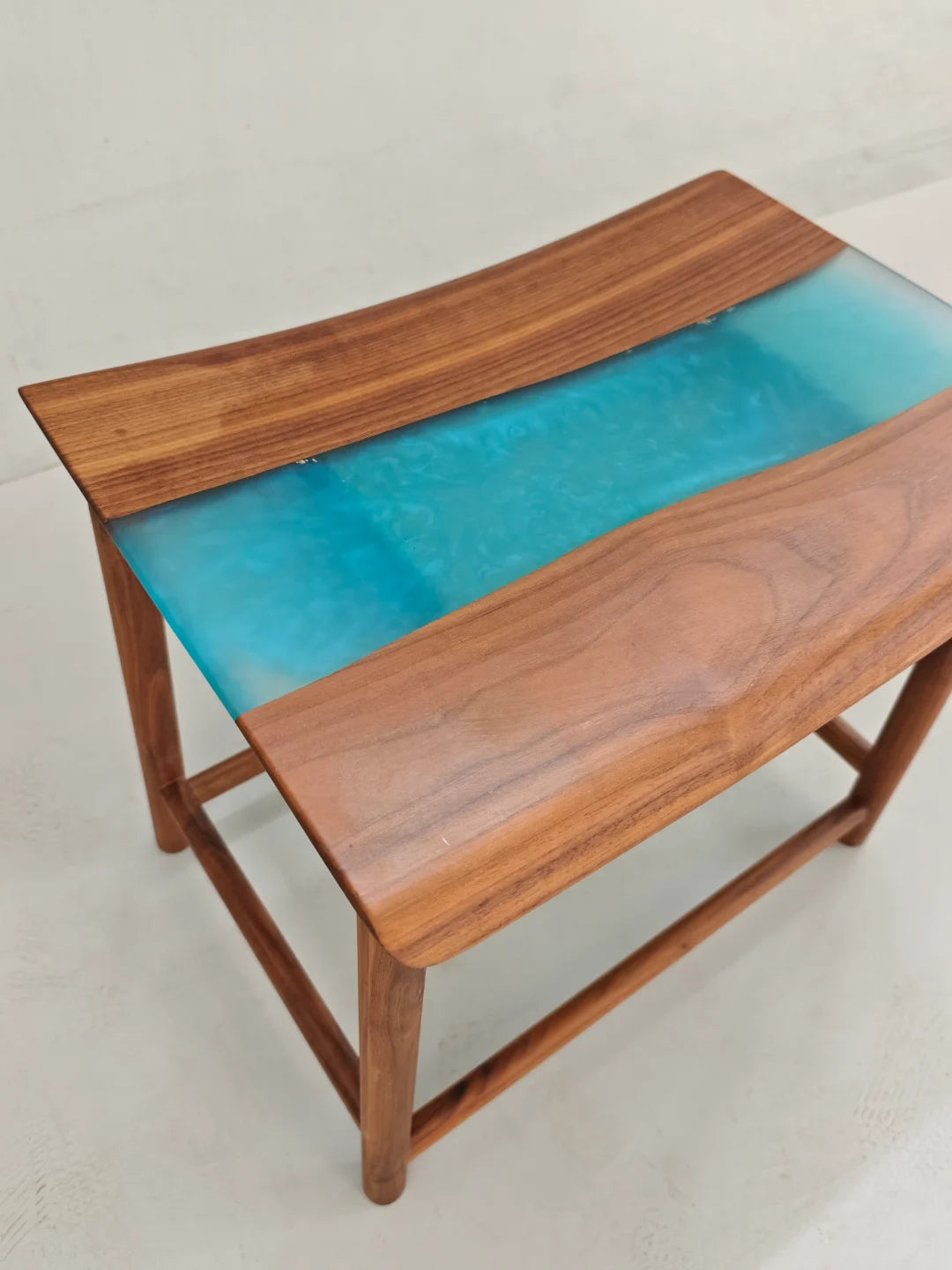 Square Solid Wood Accent Stool AS11