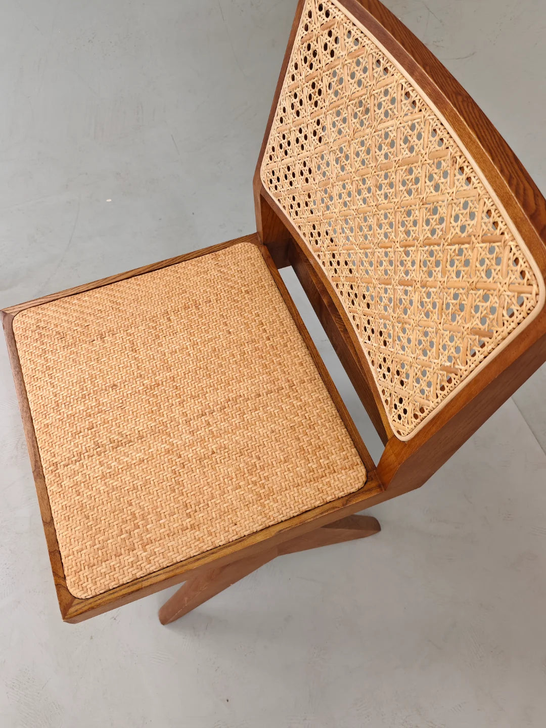 Minimal Solid Wood Accent Stool CH34