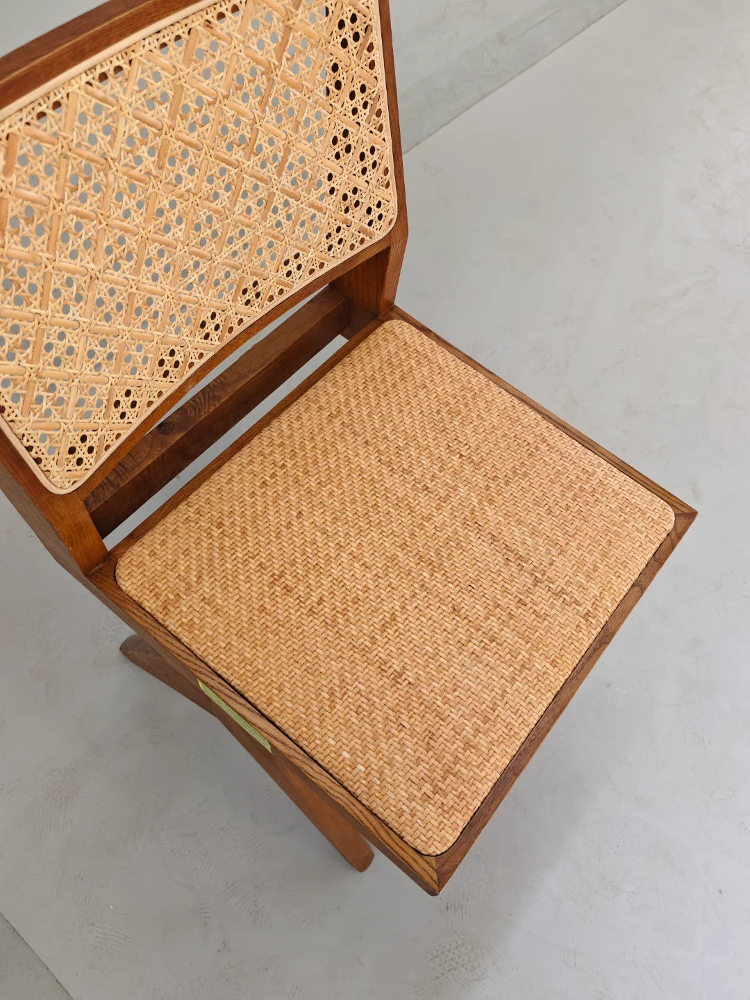 Minimal Solid Wood Accent Stool CH34