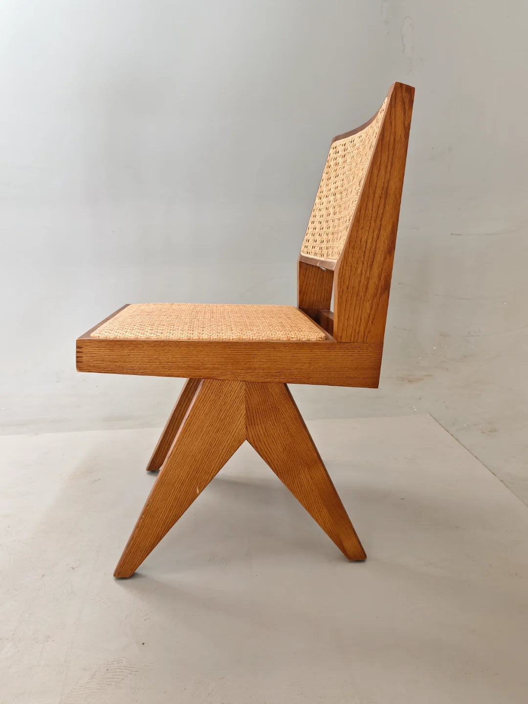 Minimal Solid Wood Accent Stool CH34