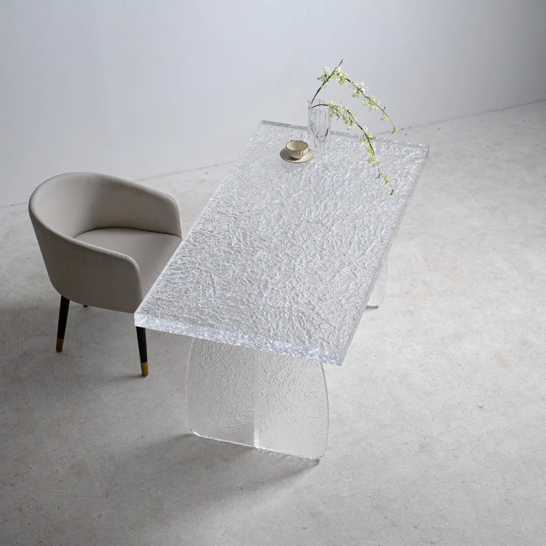 Aurora In Stock 31" x 63" x 2.5" Luxury Epoxy Art Table ATD0030 (Minor Imperfection)