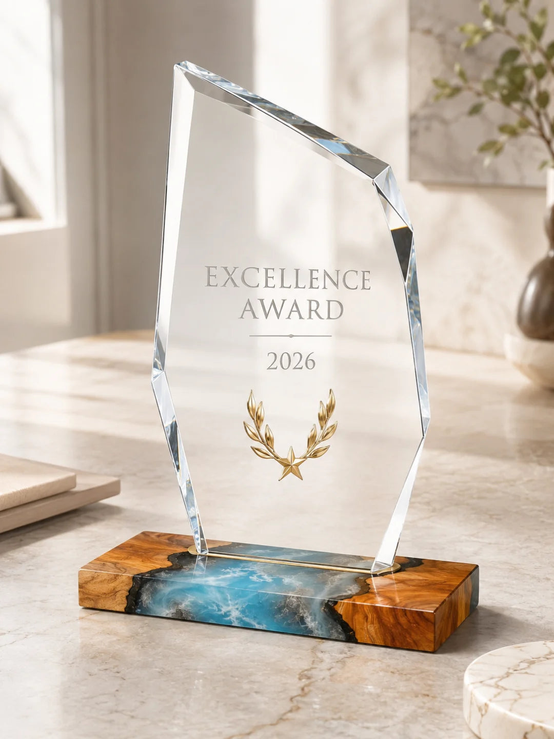 Ocean Crest Ocean Foam Epoxy Award Trophy ATY07