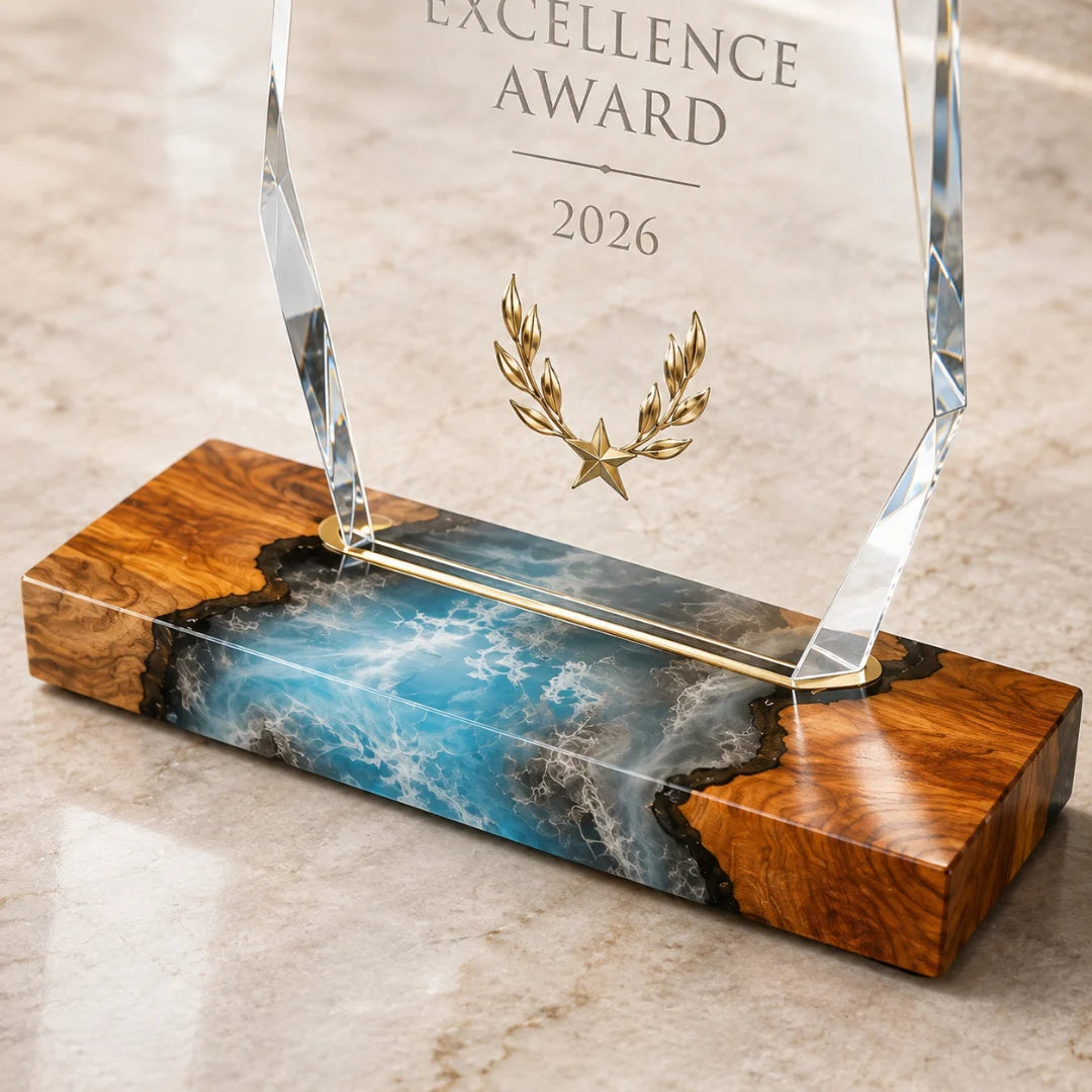 Ocean Crest Ocean Foam Epoxy Award Trophy ATY07