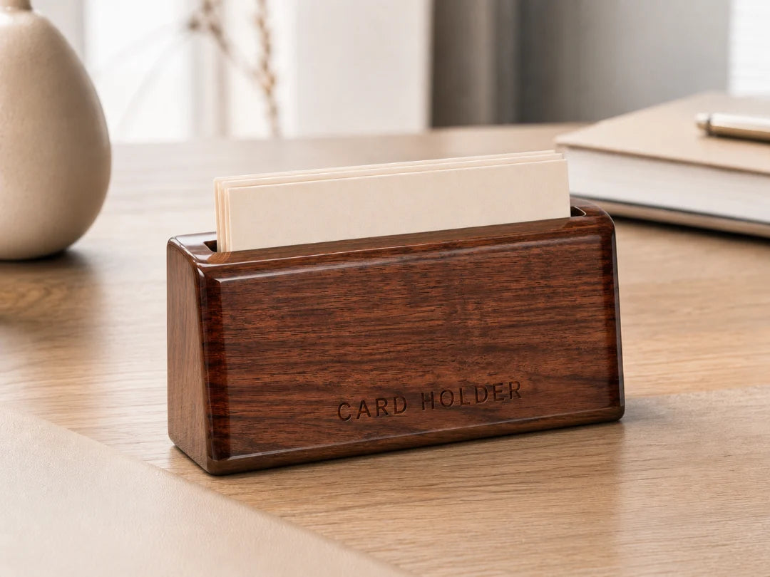 Clear Reserve Smoky Clear Epoxy Business Card Holder BC08
