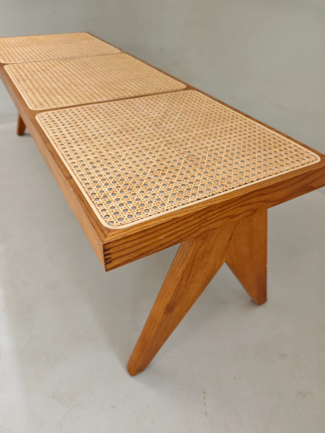 Long Solid Wood Bench BN07