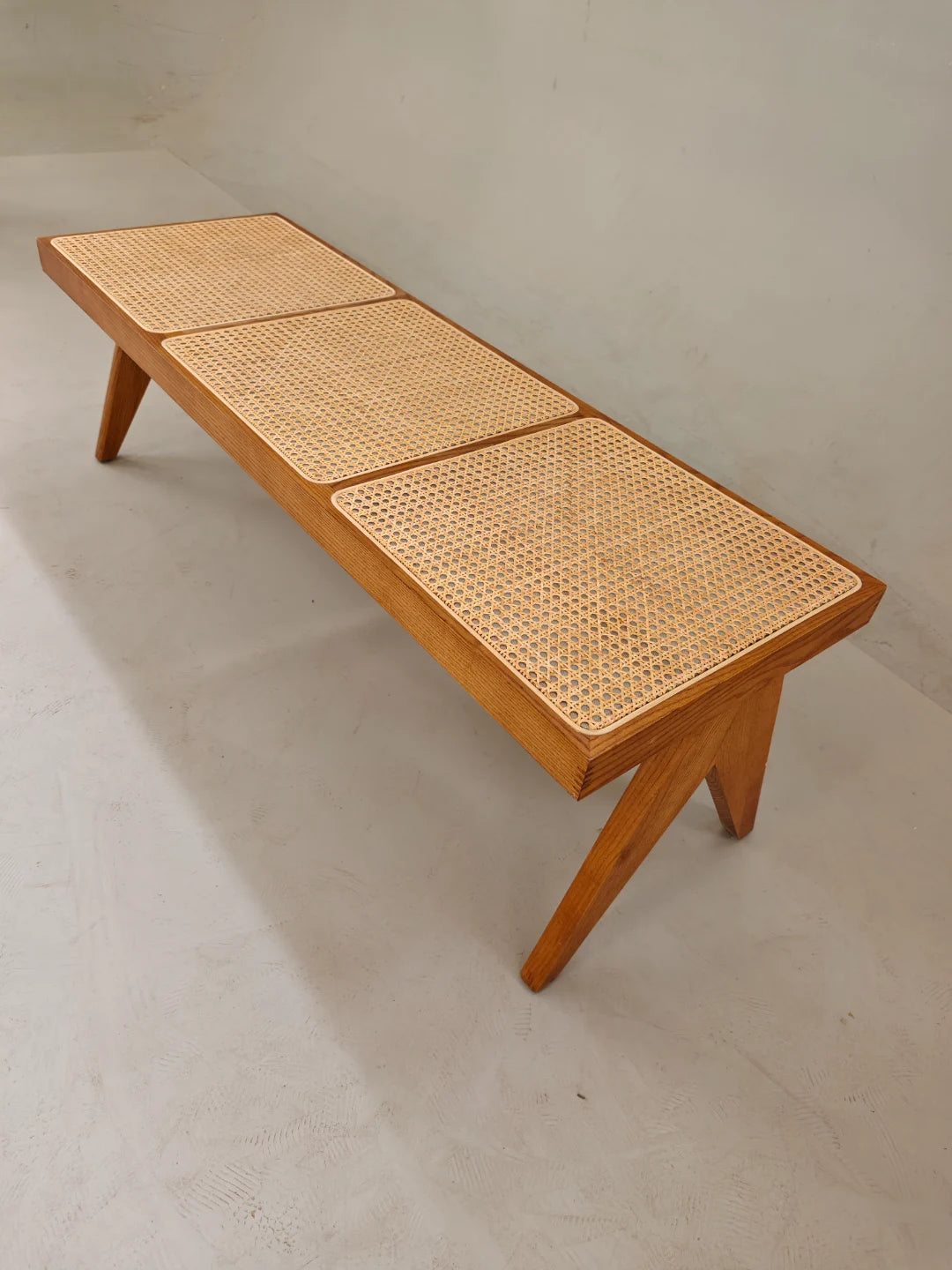 Long Solid Wood Bench BN07