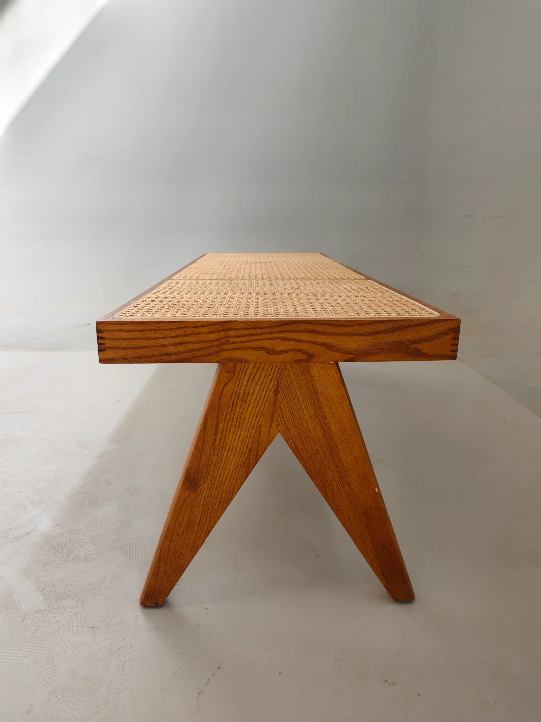 Long Solid Wood Bench BN07