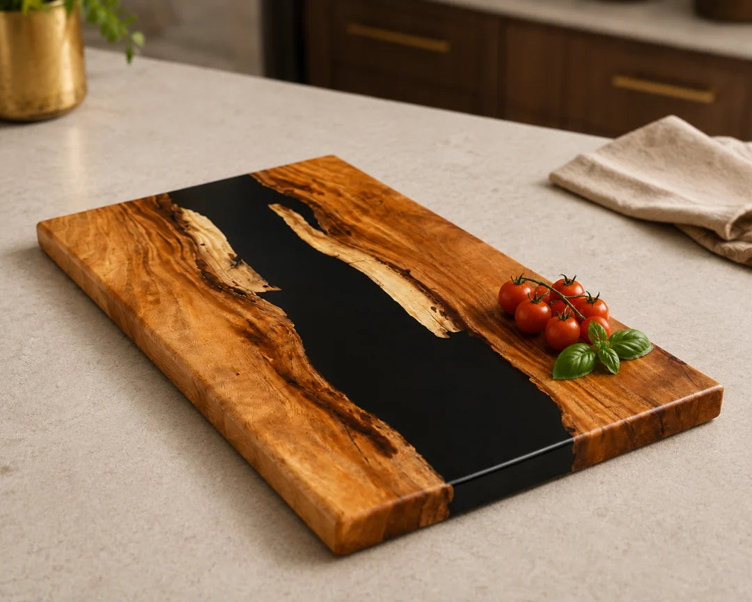 Black River Jet Black Epoxy Cutting Board CB02