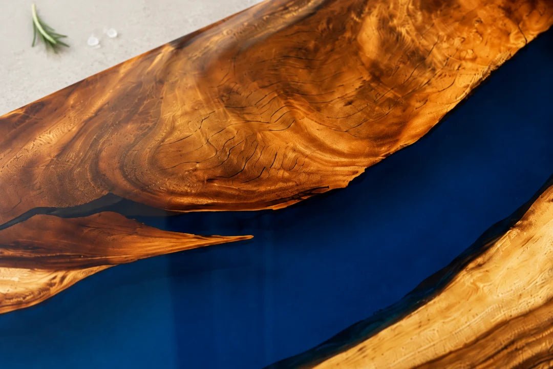 Cobalt Curve Royal Blue Epoxy Cutting Board CB05