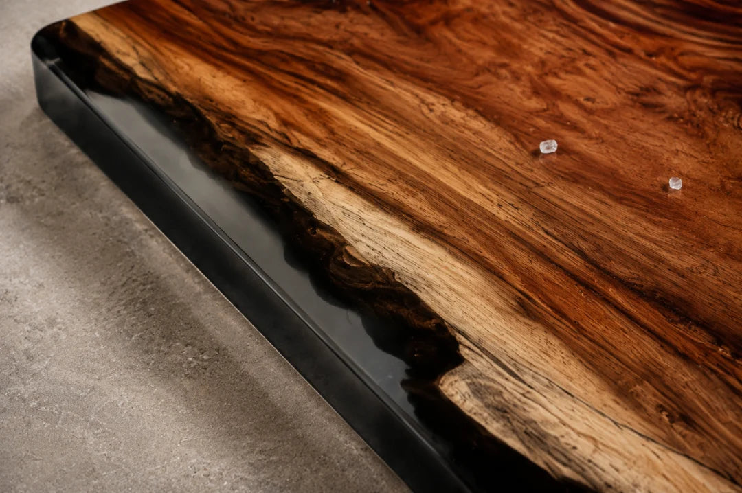 Midnight Frame Jet Black Epoxy Cutting Board CB09