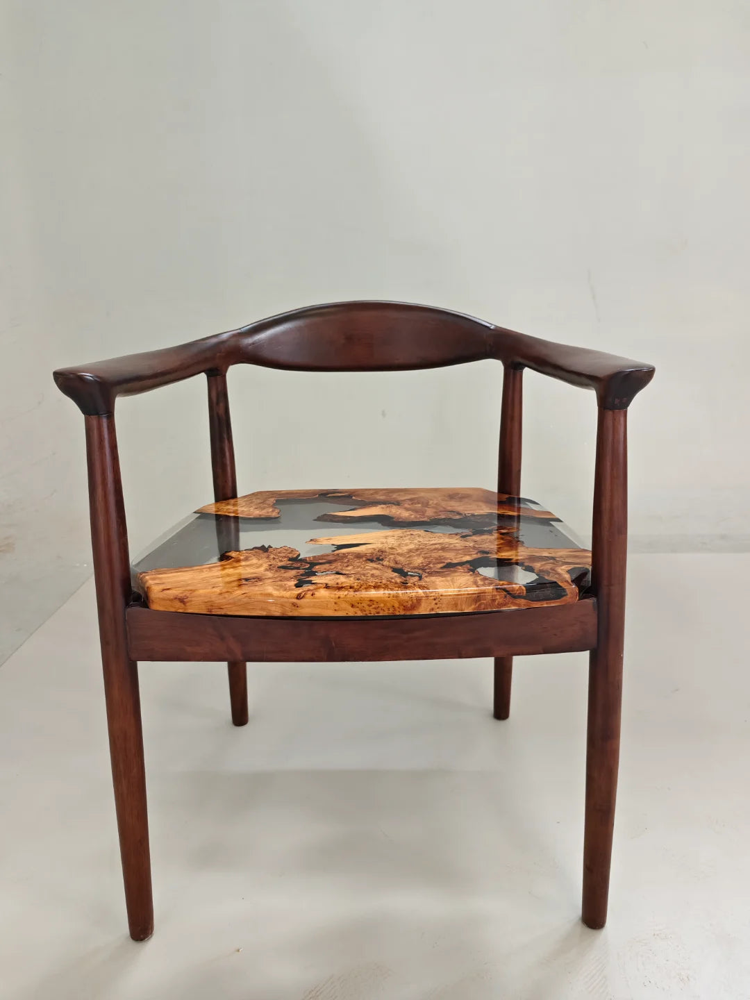 Open Frame Solid Wood Armchair CH25