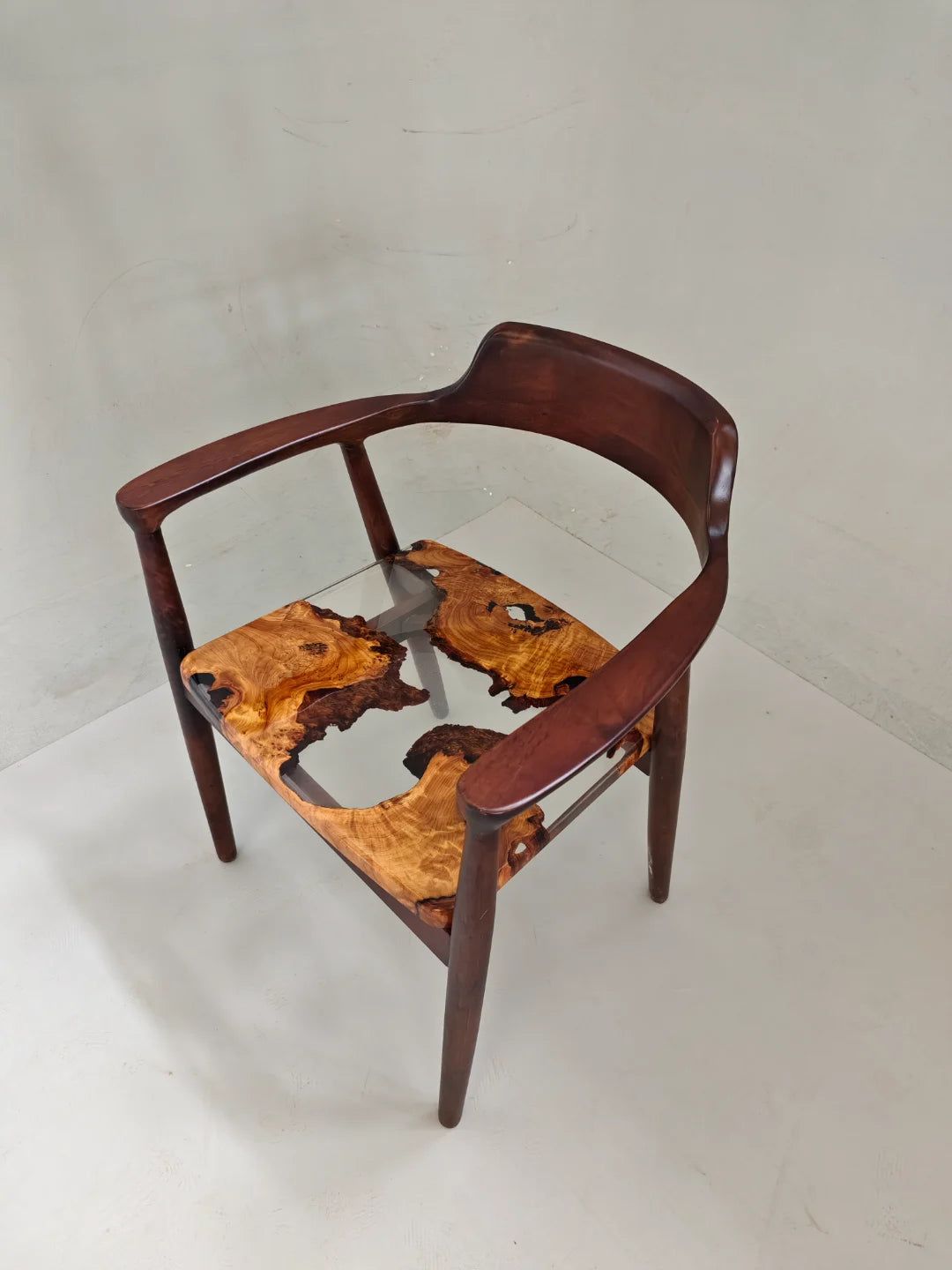 Broad Seat Solid Wood Armchair CH30
