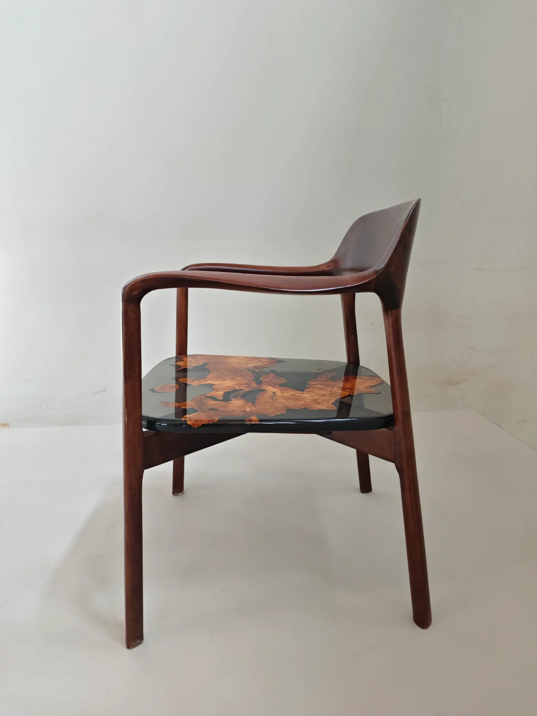 Broad Seat Solid Wood Armchair CH30