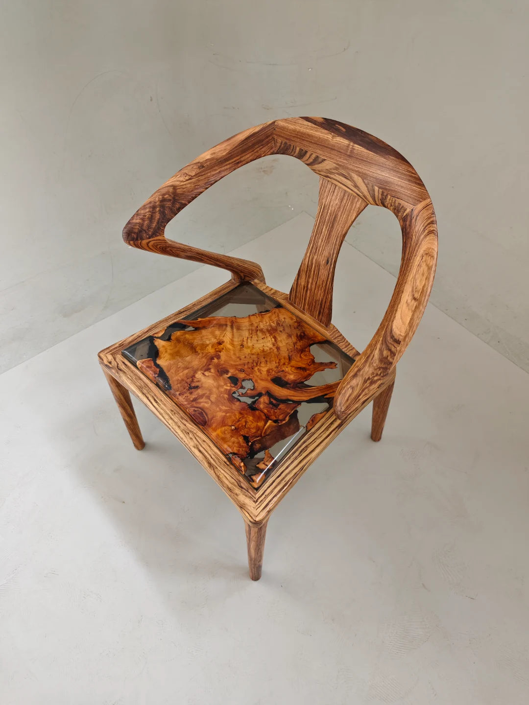 CH32 open back solid wood armchair