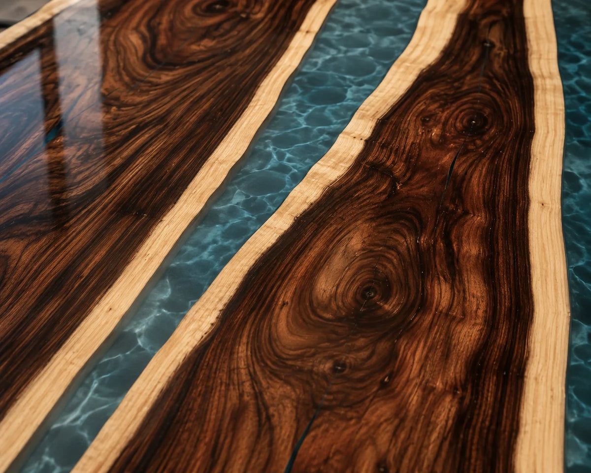 Twin Current Live Edge Walnut Conference Table CT17