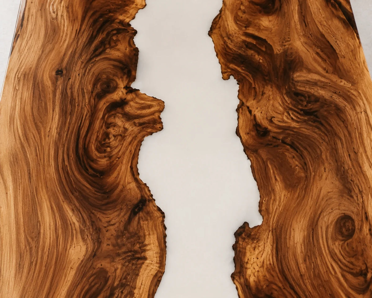 Ivory Stream Live Edge Walnut Conference Table CT23