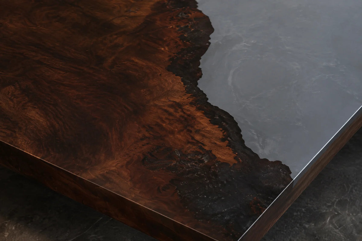 Silver River Live Edge Black Walnut Conference Table CT32