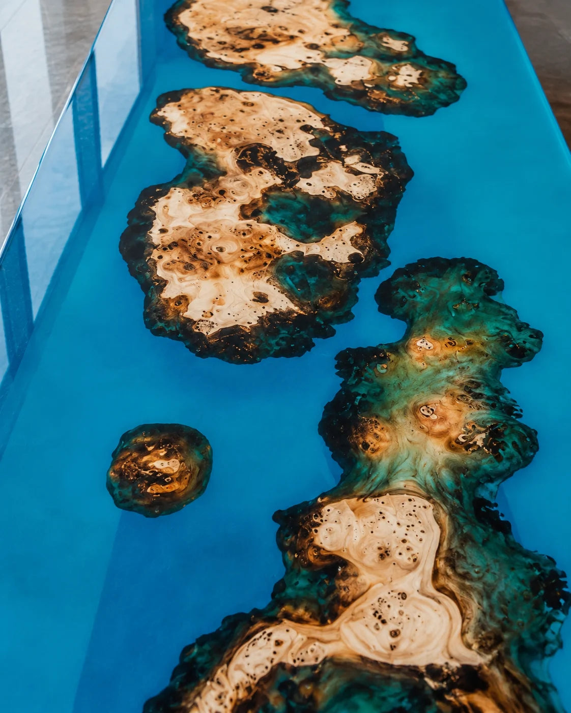 Azure Islands Poplar Epoxy Conference Table CT37