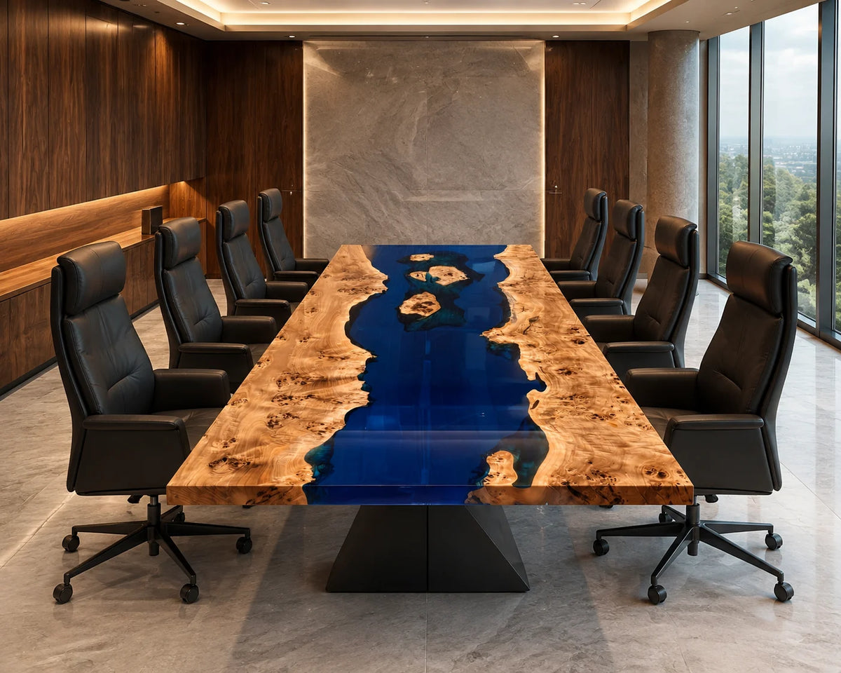 Cobalt Islands Poplar Epoxy Conference Table CT40