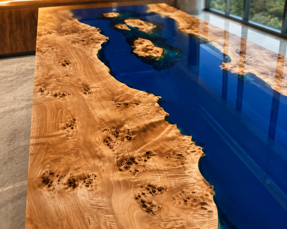 Cobalt Islands Poplar Epoxy Conference Table CT40