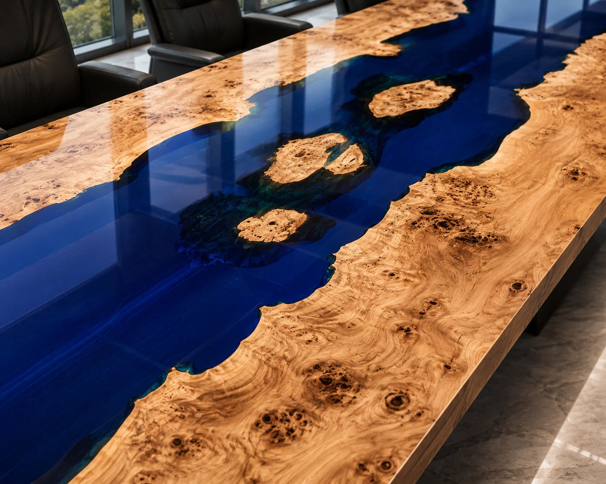 Cobalt Islands Poplar Epoxy Conference Table CT40