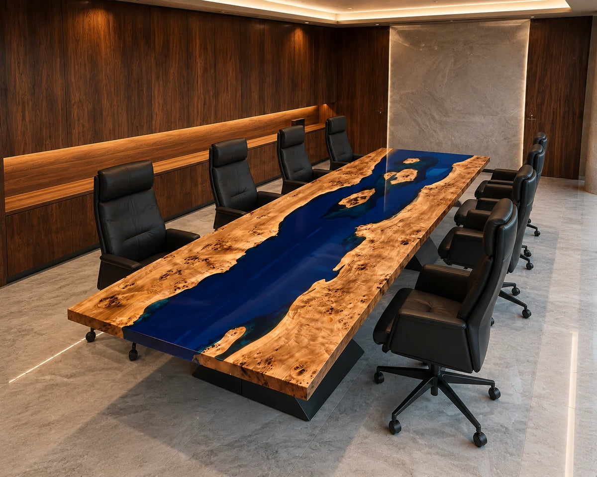 Cobalt Islands Poplar Epoxy Conference Table CT40