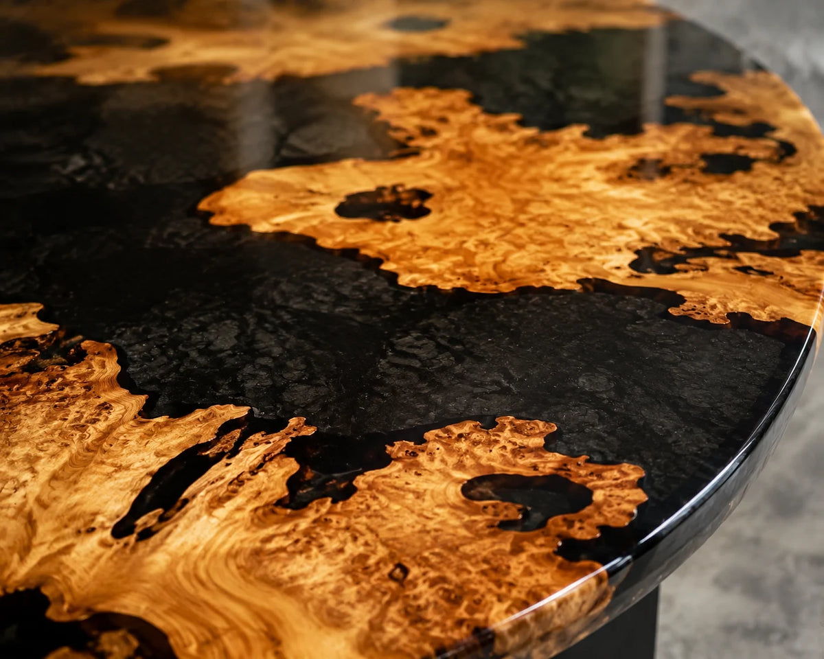 Botanical Burl Epoxy Conference Table CT48