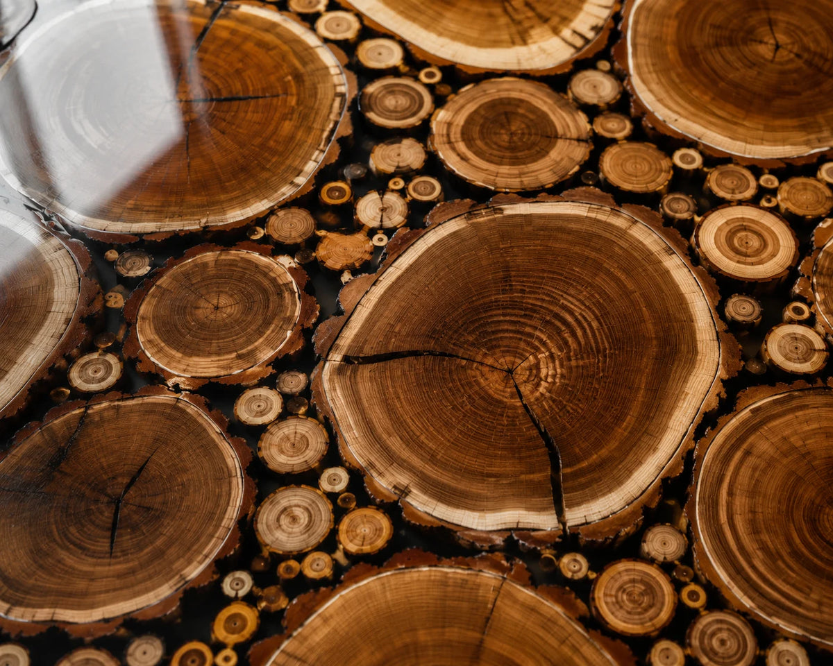 Clear Acacia Epoxy Conference Table CT50