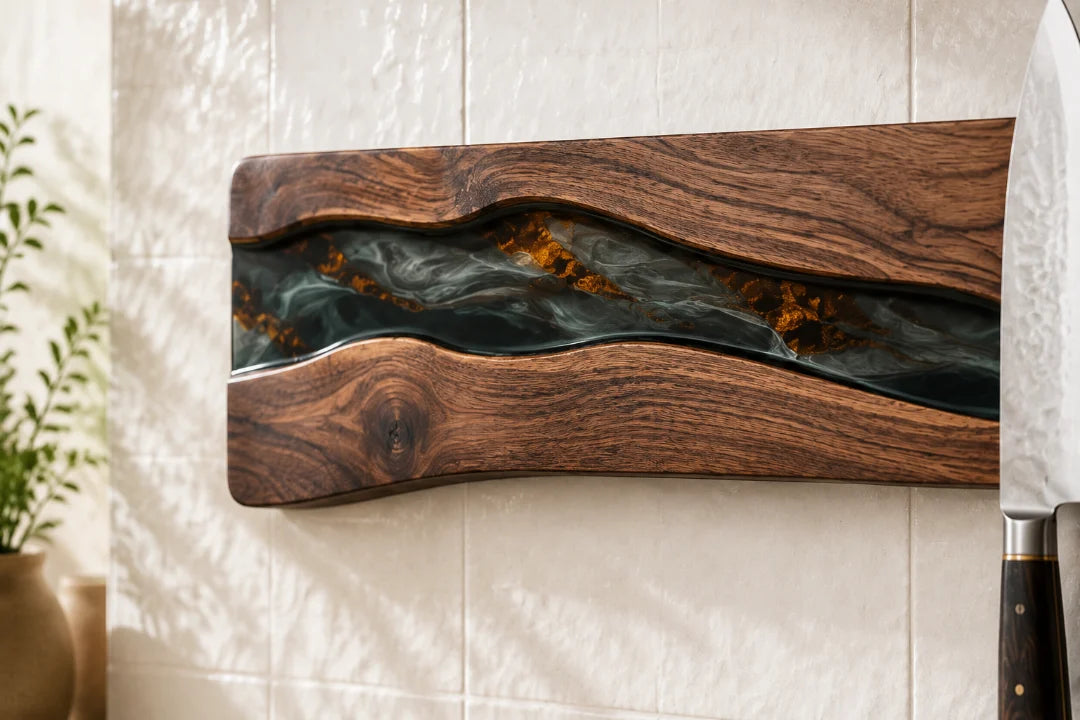 Green Hollow Forest Green Epoxy Knife Holder KH04