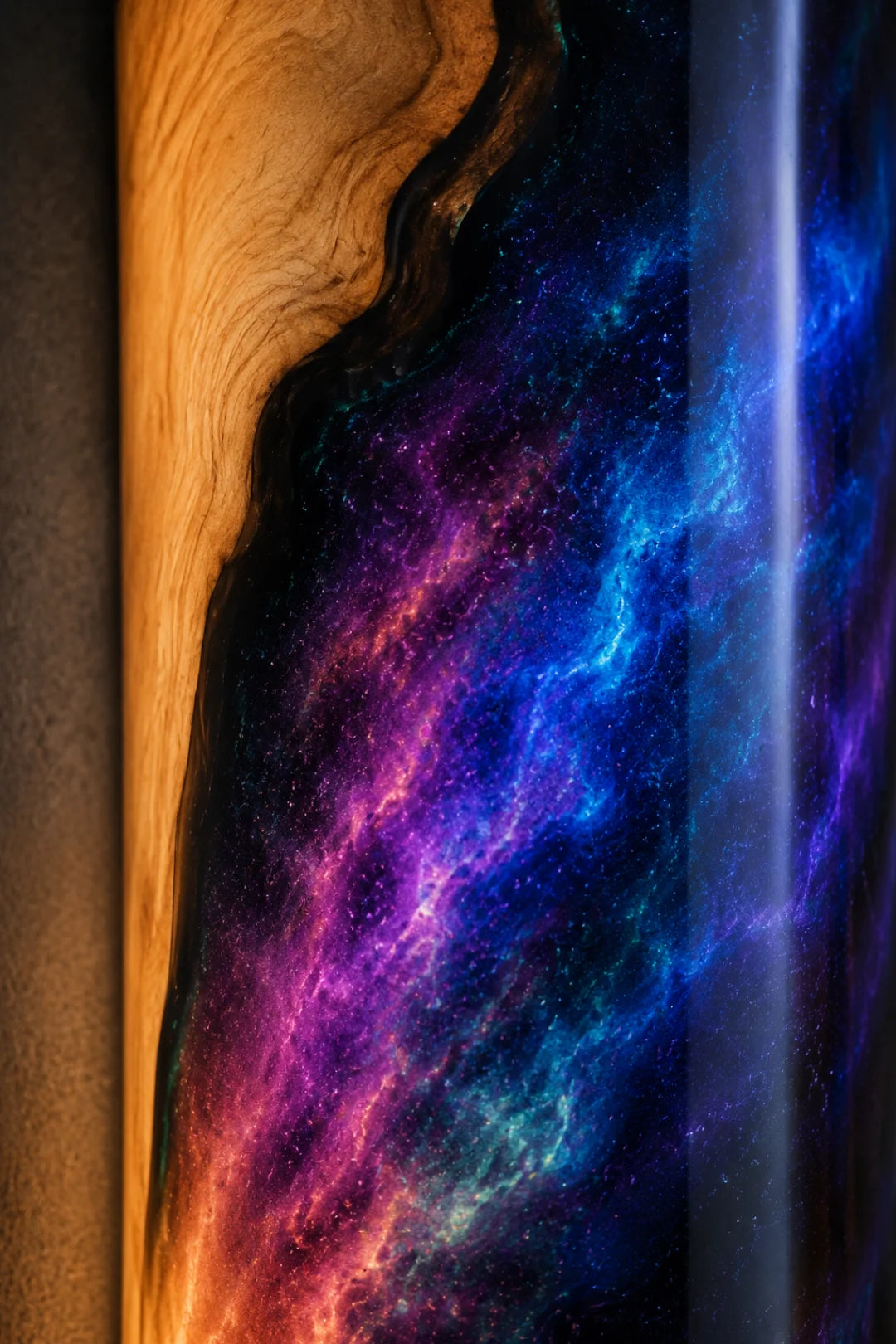 Galaxy Column Galaxy Blue Epoxy Wall Lamp LP01