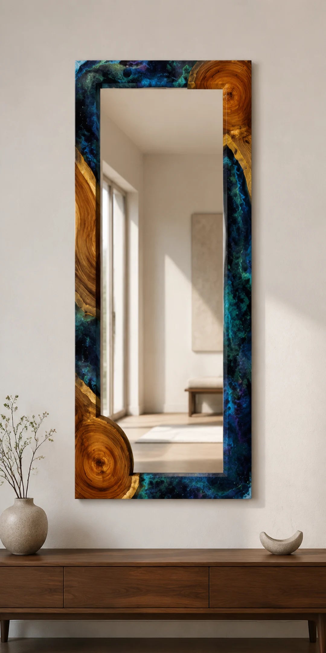 Galaxy Corner Galaxy Blue Epoxy Mirror MR04