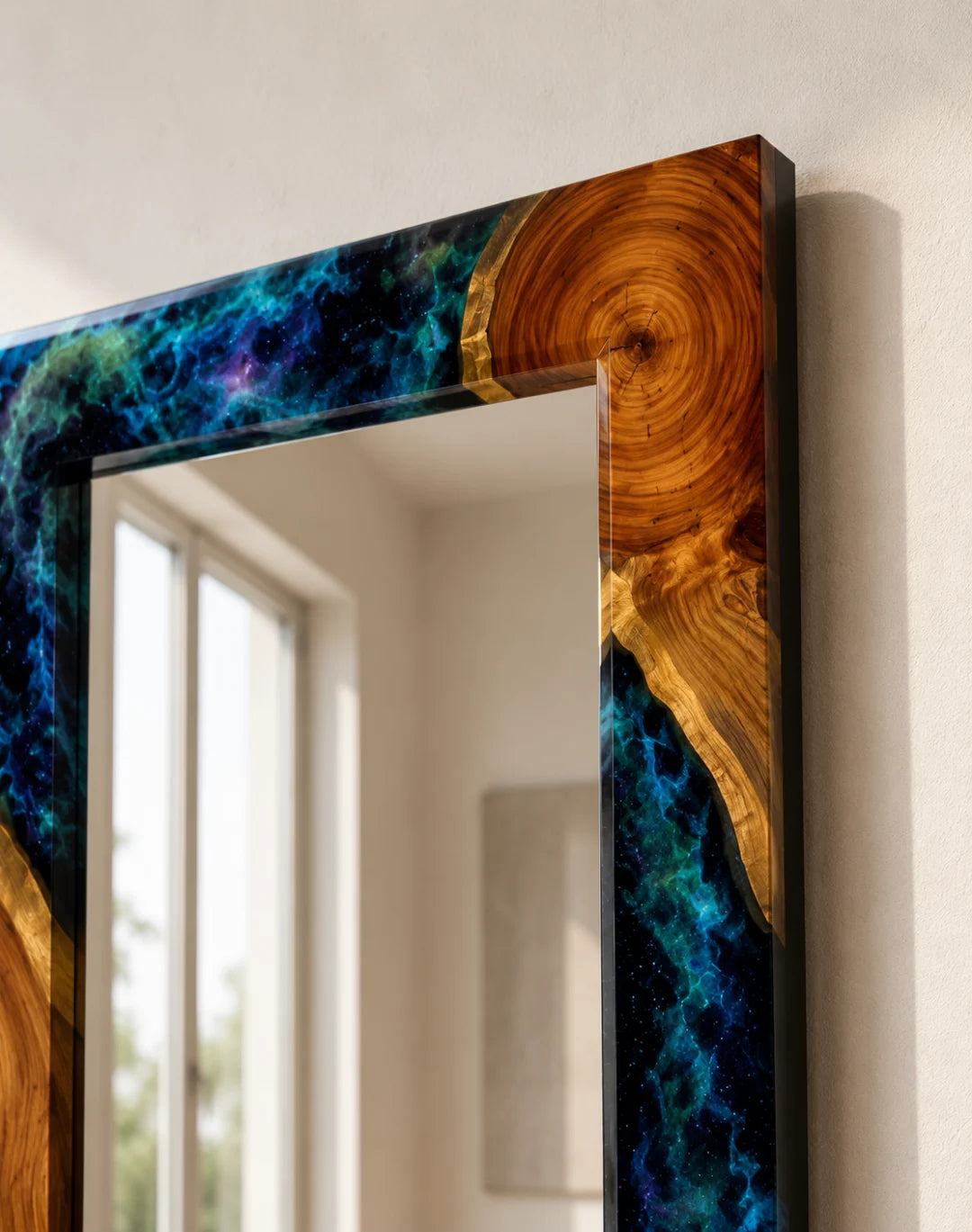 Galaxy Corner Galaxy Blue Epoxy Mirror MR04