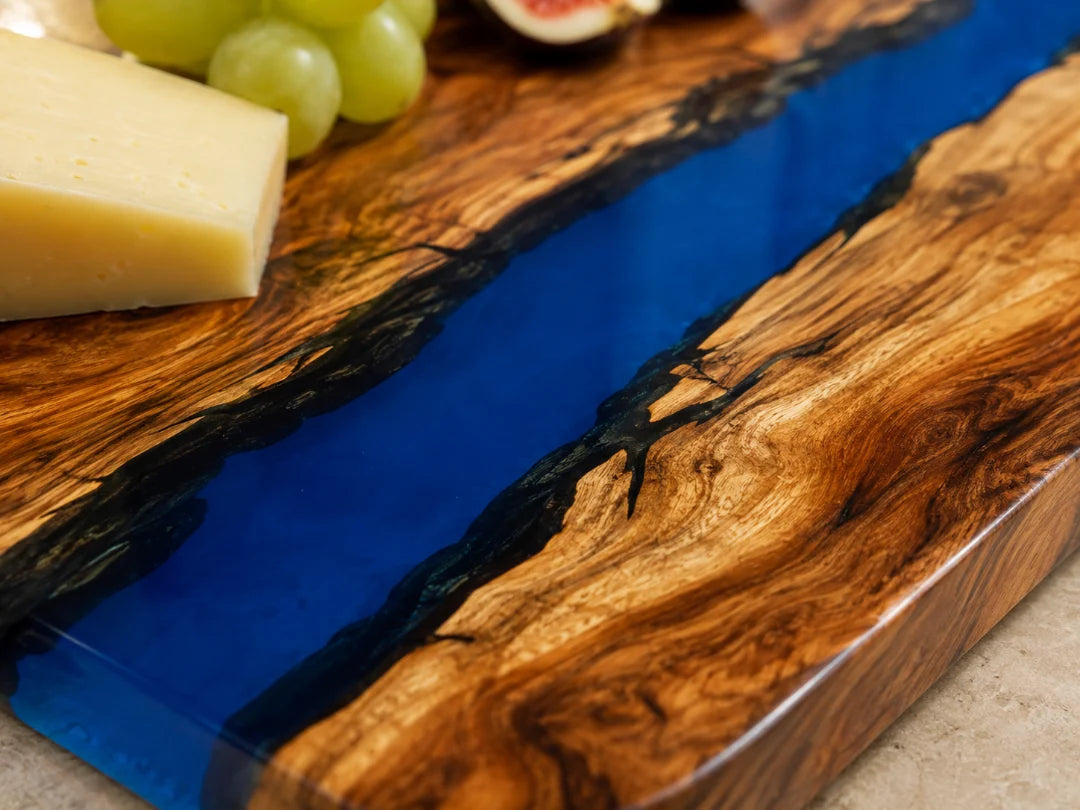 Cobalt Line Royal Blue Epoxy Serving Board SB07