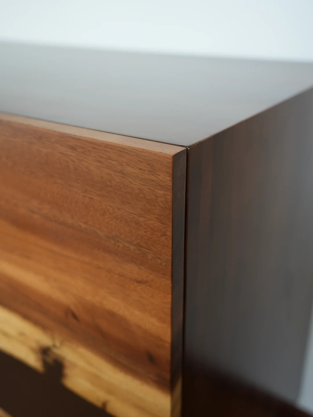 Quiet River Jet Black Epoxy Sideboard and Credenza SC13