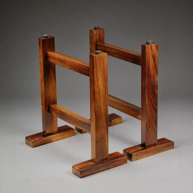 Solid Walnut Trestle Table Legs – SL02