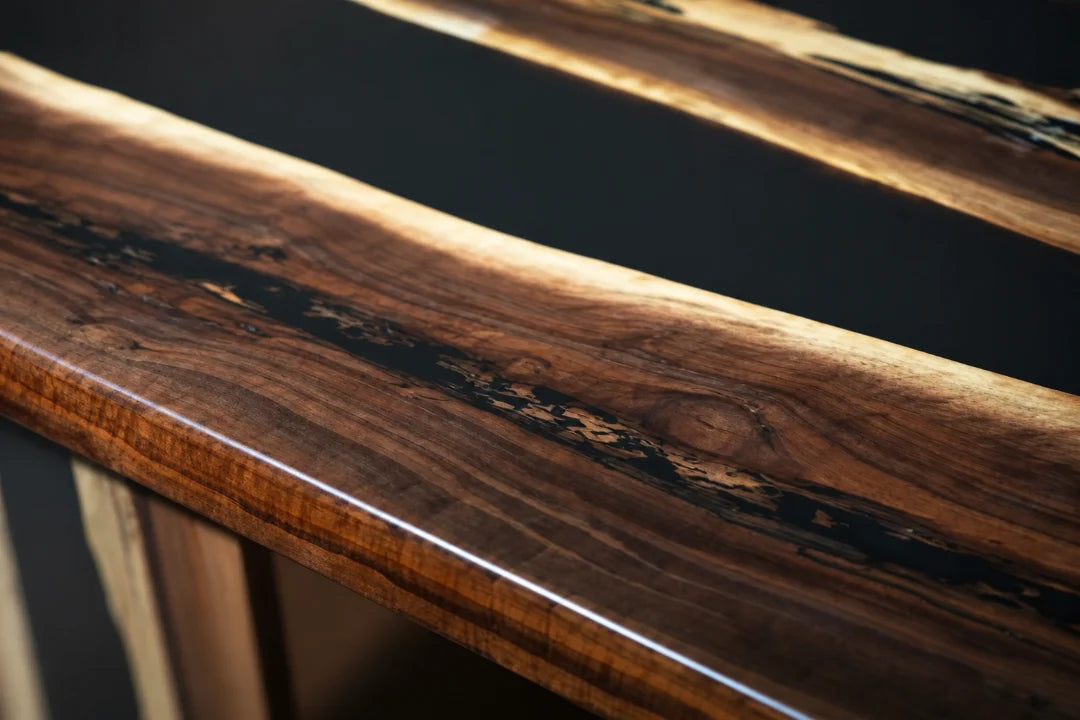 Organic Eclipse Jet Black Epoxy Tea and Beverage Cabinet TBC01