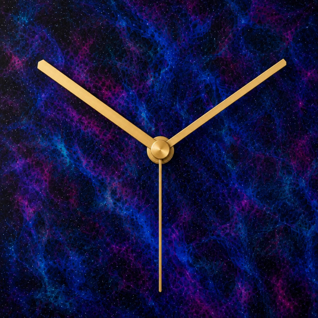 Galaxy Arc Galaxy Blue Epoxy Wall Clock WC08